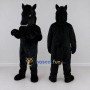Custom Black Horse Mascot Costume Adult Full Body Suit for Farm Events