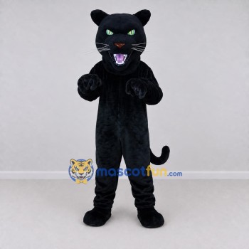 Custom Black Panther Mascot Costume Adult Full Body Suit for Sports Events