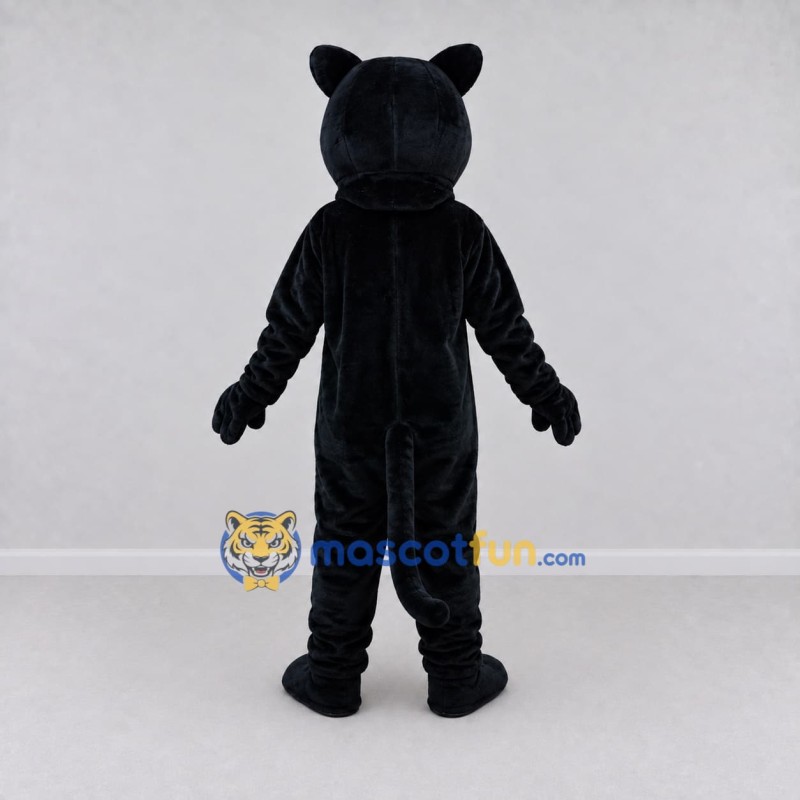 Custom Black Panther Mascot Costume Adult Full Body Suit for Sports Events Custom Black Panther Mascot Costume Adult Full Body Suit for Sports Events