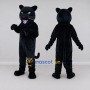 Custom Black Panther Mascot Costume Adult Full Body Suit for Sports Events