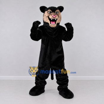 Custom Black and Tan Panther Mascot Costume Adult Full Body Suit for Sports Events Custom Black and Tan Panther Mascot Costume Adult Full Body Suit for Sports Events