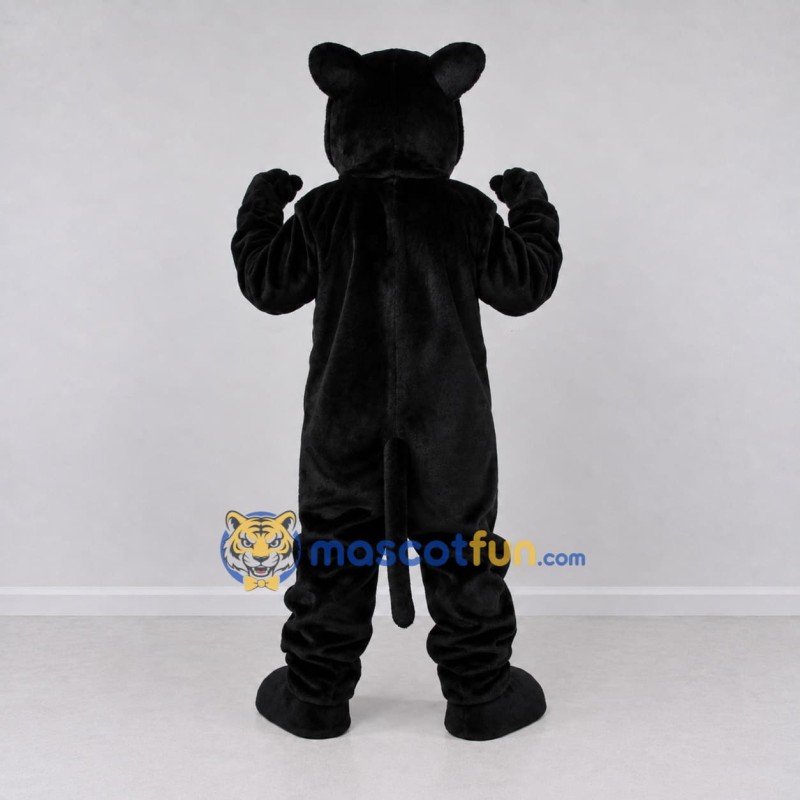 Custom Black and Tan Panther Mascot Costume Adult Full Body Suit for Sports Events Custom Black and Tan Panther Mascot Costume Adult Full Body Suit for Sports Events