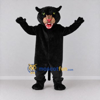 Custom Black and Tan Panther Mascot Costume Adult Full Body Suit for Sports Events Custom Black and Tan Panther Mascot Costume Adult Full Body Suit for Sports Events