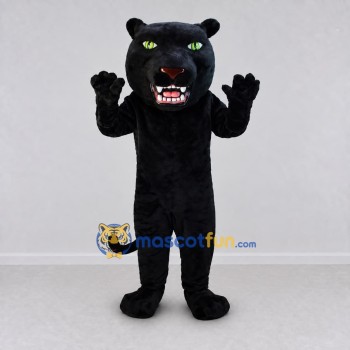 Custom Black Panther Mascot Costume Adult Full Body Suit for Sports Events