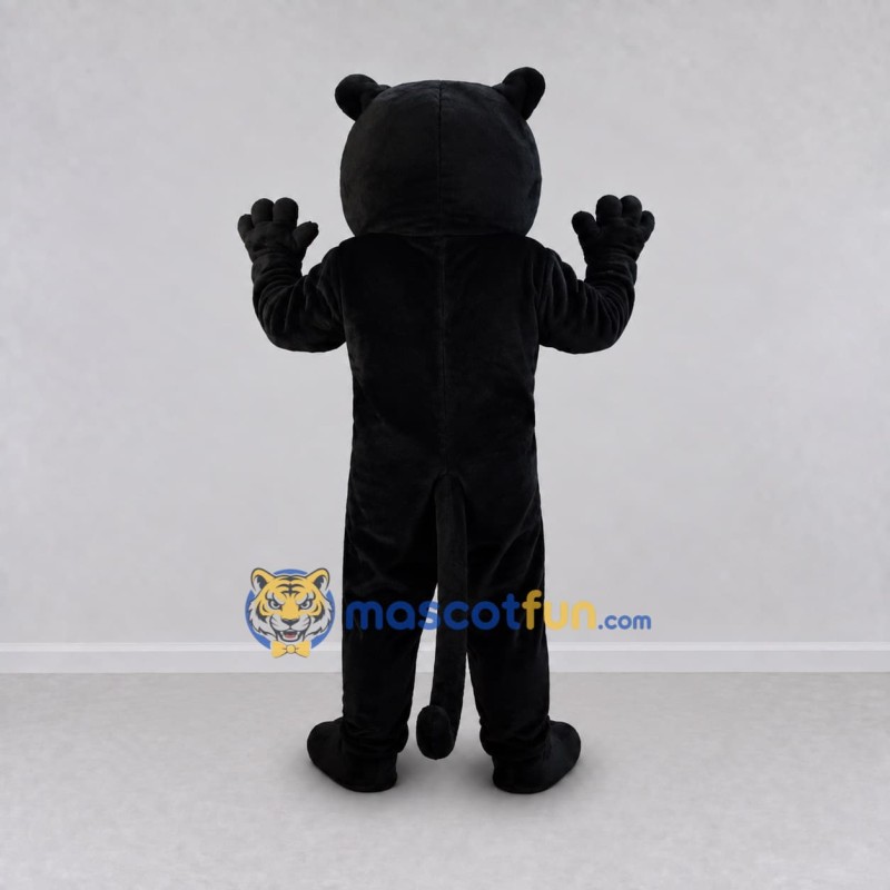 Custom Black Panther Mascot Costume Adult Full Body Suit for Sports Events Custom Black Panther Mascot Costume Adult Full Body Suit for Sports Events