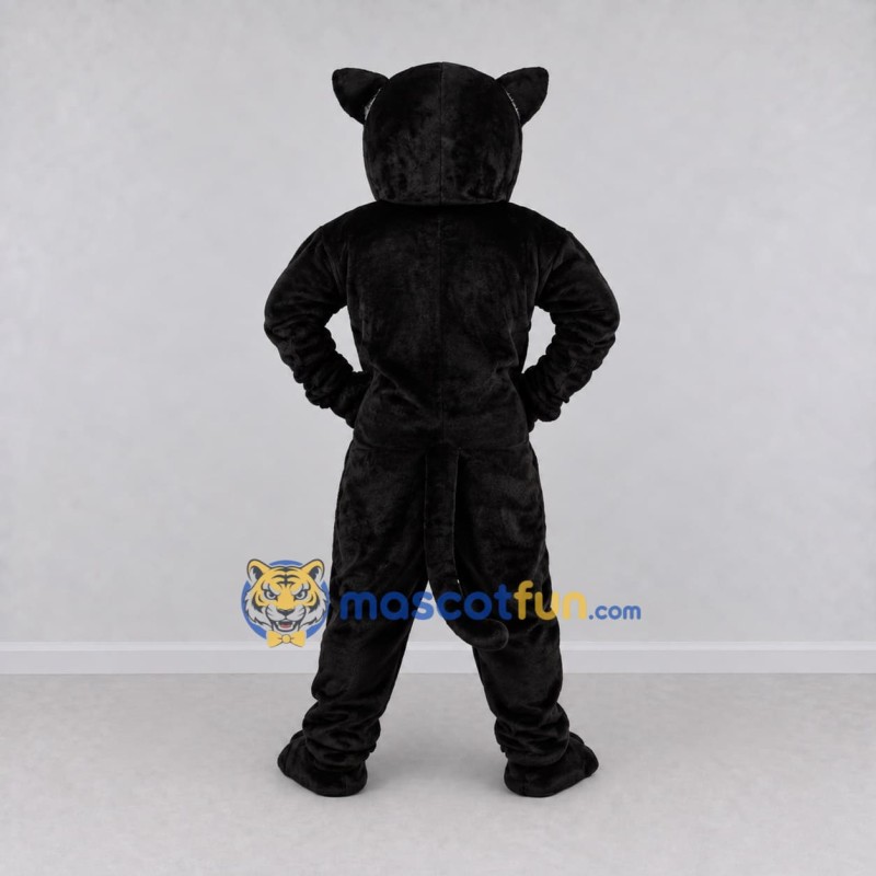 Custom Black Panther Mascot Costume Adult Full Body Suit for Sports Events