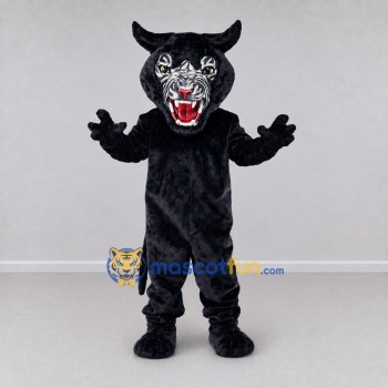 Custom Black and White Horned Beast Mascot Costume Adult Full Body Suit for Halloween Events Custom Black and White Horned Beast Mascot Costume Adult Full Body Suit for Halloween Events