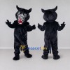 Custom Black and White Horned Beast Mascot Costume Adult Full Body Suit for Halloween Events Custom Black and White Horned Beast Mascot Costume Adult Full Body Suit for Halloween Events