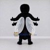 Custom Black and White Fly Mascot Costume Adult Full Body Suit for Science Events Custom Black and White Fly Mascot Costume Adult Full Body Suit for Science Events