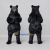 Custom Black Bear Mascot Costume Adult Full Body Suit for Wildlife Events Custom Black Bear Mascot Costume Adult Full Body Suit for Wildlife Events