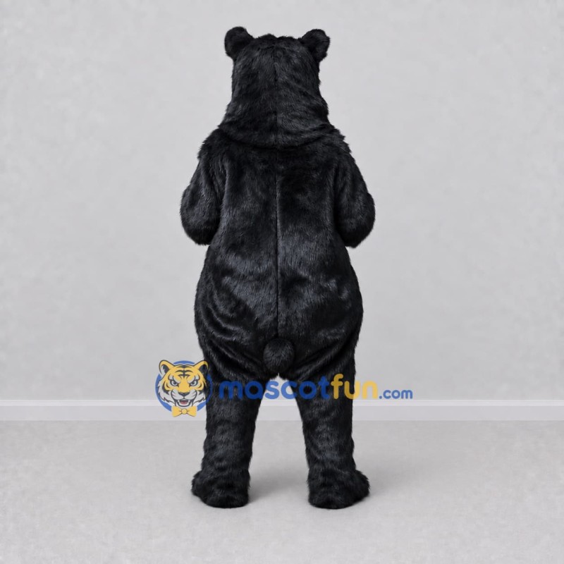 Custom Black Bear Mascot Costume Adult Full Body Suit for Wildlife Events Custom Black Bear Mascot Costume Adult Full Body Suit for Wildlife Events