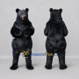 Custom Black Bear Mascot Costume Adult Full Body Suit for Wildlife Events