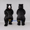 Custom Black and White Bear Mascot Costume Adult Full Body Suit for Wildlife Events Custom Black and White Bear Mascot Costume Adult Full Body Suit for Wildlife Events