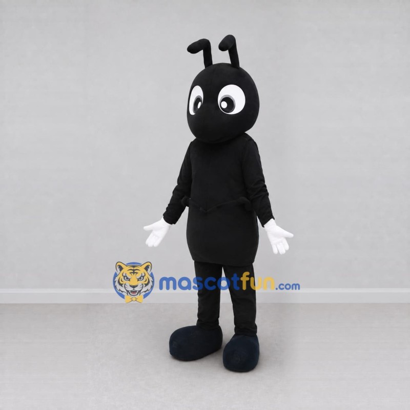 Custom Black and White Winged Insect Mascot Costume Adult Full Body Suit for Science Events