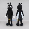 Custom Black and White Winged Insect Mascot Costume Adult Full Body Suit for Science Events
