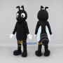Custom Black and White Winged Insect Mascot Costume Adult Full Body Suit for Science Events
