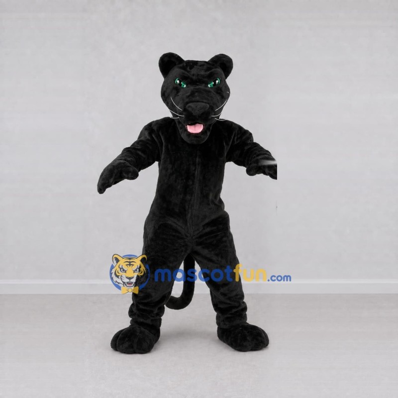 Custom Black Panther Mascot Costume Adult Full Body Suit for Sports Events Custom Black Panther Mascot Costume Adult Full Body Suit for Sports Events
