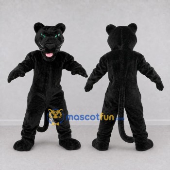 Custom Black Panther Mascot Costume Adult Full Body Suit for Sports Events