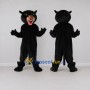 Custom Black and Tan Panther Mascot Costume Adult Full Body Suit for Sports Events