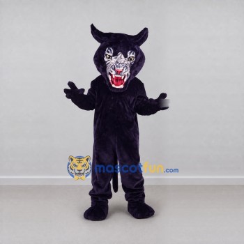 Custom Dark Purple and White Horned Beast Mascot Costume Adult Full Body Suit for Halloween Events Custom Dark Purple and White Horned Beast Mascot Costume Adult Full Body Suit for Halloween Events