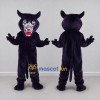 Custom Dark Purple and White Horned Beast Mascot Costume Adult Full Body Suit for Halloween Events