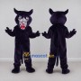 Custom Dark Purple and White Horned Beast Mascot Costume Adult Full Body Suit for Halloween Events