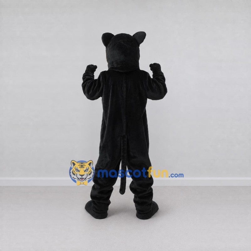 Custom Black and Tan Panther Mascot Costume Adult Full Body Suit for Sports Events Custom Black and Tan Panther Mascot Costume Adult Full Body Suit for Sports Events
