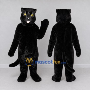 Custom Black Cat Mascot Costume Adult Full Body Suit for Halloween Events