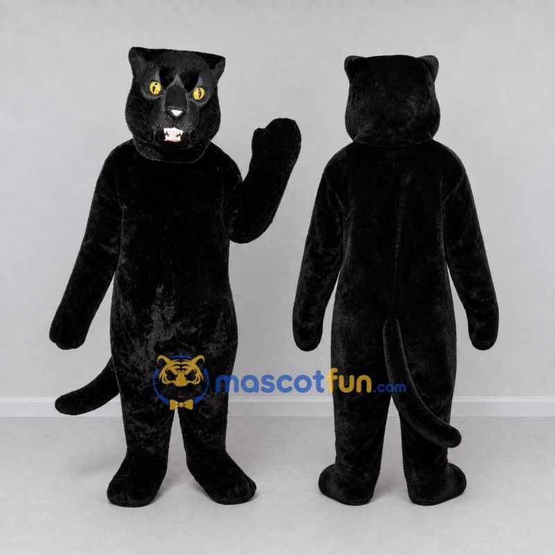 Custom Black Cat Mascot Costume Adult Full Body Suit for Halloween Events Custom Black Cat Mascot Costume Adult Full Body Suit for Halloween Events