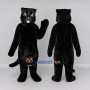 Custom Black Cat Mascot Costume Adult Full Body Suit for Halloween Events