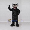 Custom Black and Gray Wolf Mascot Costume Adult Full Body Suit for Sports Events Custom Black and Gray Wolf Mascot Costume Adult Full Body Suit for Sports Events
