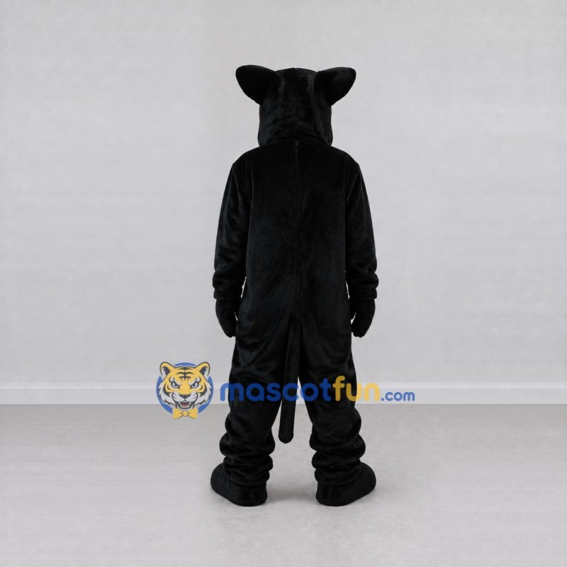 Custom Black and Tan Panther Mascot Costume Adult Full Body Suit for Sports Events Custom Black and Tan Panther Mascot Costume Adult Full Body Suit for Sports Events