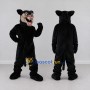 Custom Black and Tan Panther Mascot Costume Adult Full Body Suit for Sports Events