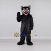 Custom Black and Gray Wolf Mascot Costume Adult Full Body Suit for Sports Events Custom Black and Gray Wolf Mascot Costume Adult Full Body Suit for Sports Events