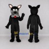 Custom Black and Gray Dog Mascot Costume Adult Full Body Suit for Pet Events Custom Black and Gray Dog Mascot Costume Adult Full Body Suit for Pet Events