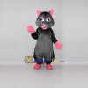 Custom Black Gray and Pink Rat Mascot Costume Adult Full Body Suit for Halloween Events Custom Black Gray and Pink Rat Mascot Costume Adult Full Body Suit for Halloween Events