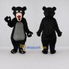 Custom Black and Gray Bear Mascot Costume Adult Full Body Suit for School Events Custom Black and Gray Bear Mascot Costume Adult Full Body Suit for School Events
