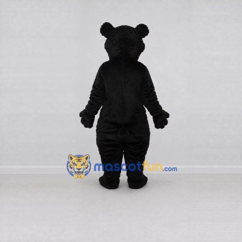 Custom Black and Gray Bear Mascot Costume Adult Full Body Suit for School Events Custom Black and Gray Bear Mascot Costume Adult Full Body Suit for School Events