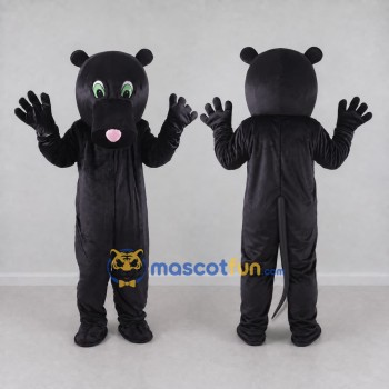 Custom Black Panther Mascot Costume Adult Full Body Suit for Sports Events