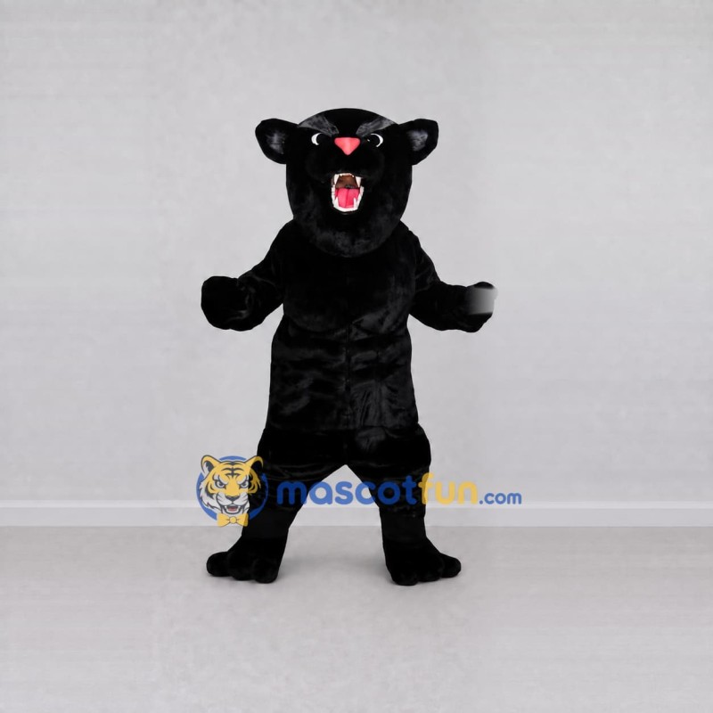 Custom Black Panther Mascot Costume Adult Full Body Suit for Sports Events Custom Black Panther Mascot Costume Adult Full Body Suit for Sports Events