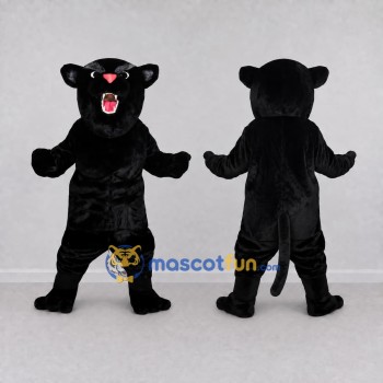 Custom Black Panther Mascot Costume Adult Full Body Suit for Sports Events