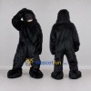 Custom Black Gorilla Mascot Costume Adult Full Body Suit for Wildlife Events Custom Black Gorilla Mascot Costume Adult Full Body Suit for Wildlife Events