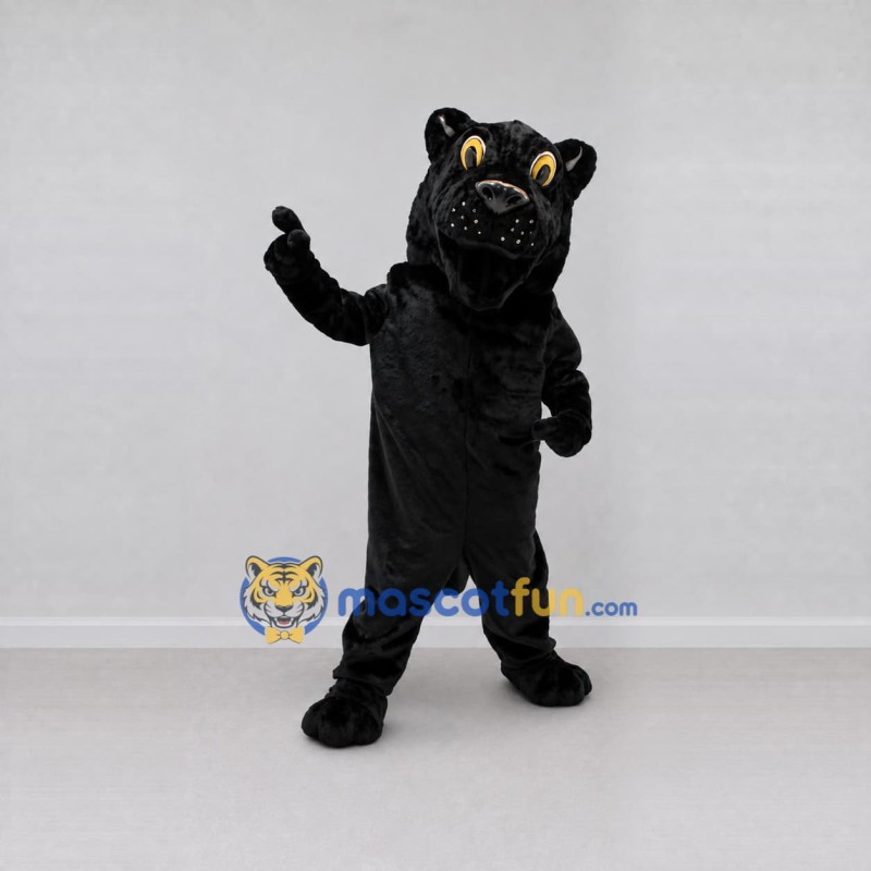 Custom Black Panther Mascot Costume Adult Full Body Suit for Sports Events Custom Black Panther Mascot Costume Adult Full Body Suit for Sports Events