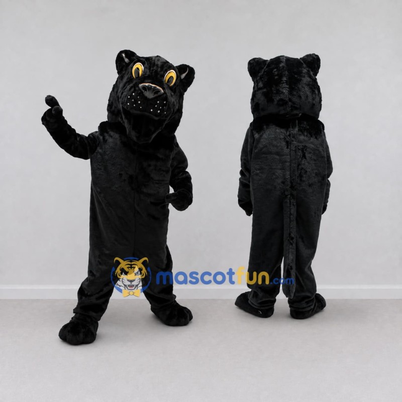 Custom Black Panther Mascot Costume Adult Full Body Suit for Sports Events Custom Black Panther Mascot Costume Adult Full Body Suit for Sports Events