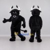 Custom Black and White Bull Mascot Costume Adult Full Body Suit for Sports Events Custom Black and White Bull Mascot Costume Adult Full Body Suit for Sports Events