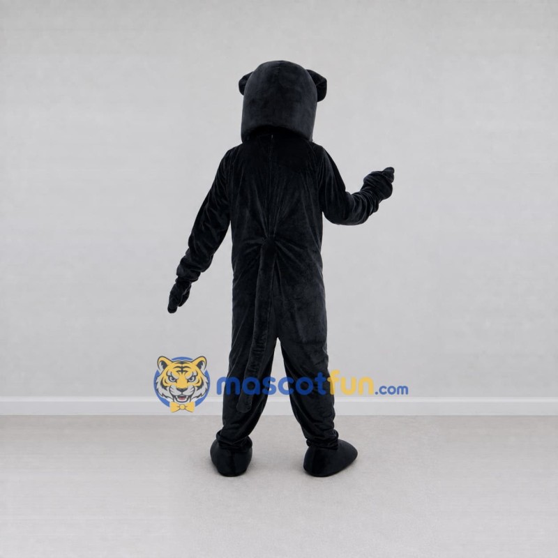 Custom Black Dog Mascot Costume Adult Full Body Suit for Pet Events Custom Black Dog Mascot Costume Adult Full Body Suit for Pet Events