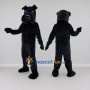 Custom Black Dog Mascot Costume Adult Full Body Suit for Pet Events