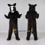Custom Black and White Horse Mascot Costume Adult Full Body Suit for Farm Events