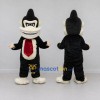Custom Black Cream and Red Gorilla with Tie Mascot Costume Adult Full Body Suit for Party Events Custom Black Cream and Red Gorilla with Tie Mascot Costume Adult Full Body Suit for Party Events