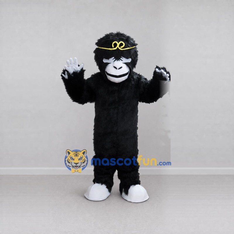 Custom Black and White Monkey King Mascot Costume Adult Full Body Suit for Cultural Events Custom Black and White Monkey King Mascot Costume Adult Full Body Suit for Cultural Events